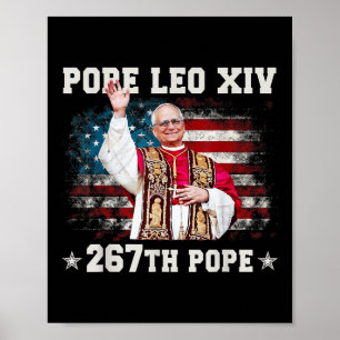Póster Papa Leo Xiv - Dios bendiga al Papa León Xiv 267º 