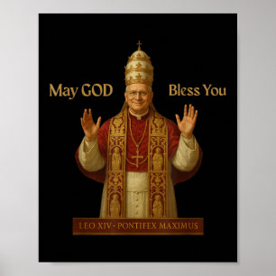 Póster Papa, Leo Xiv, Pontifex Maximus, Vaticano