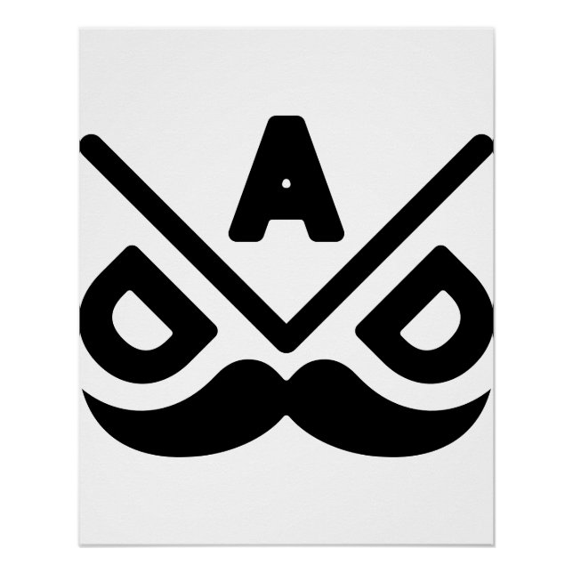 Póster PAPÁ: Minimalismo Audaz (Anverso)