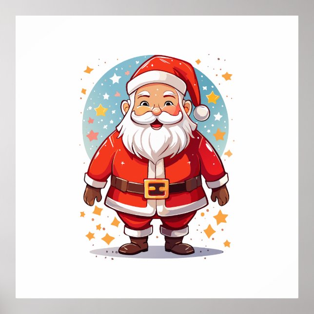 Póster Papá Noel (Frente)