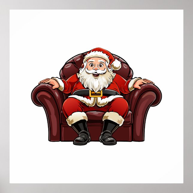 Póster Papá Noel (Frente)