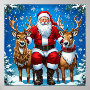 Póster Papá Noel
