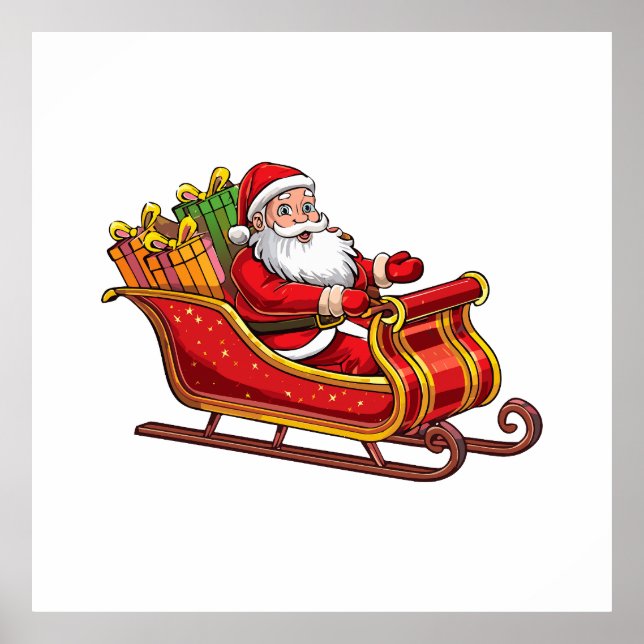 Póster Papá Noel (Frente)