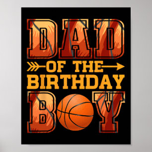 Póster Papá Noel Baller de natalidad de Baller B-day Pa