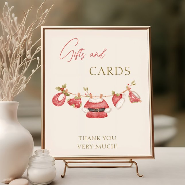 Póster Papá Noel Chico Regalos de Baby Shower y Tarjetas (Subido por el creador)