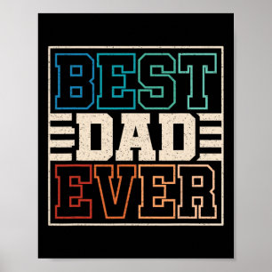 Póster Papá Noel Curioso Retro Papá Padre Día De Los Padr