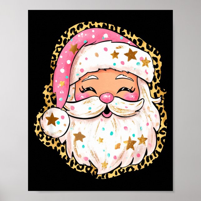 Póster Papá Noel Elegante - Navidad - Navidad Divertida - (Frente)