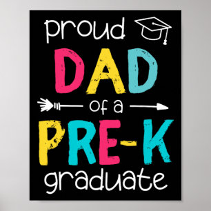 Póster Papá Padre Prek Familia Preescolar Coincidiendo Gr