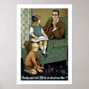 Póster Papá, ¿qué hiciste en la Gran Guerra?
