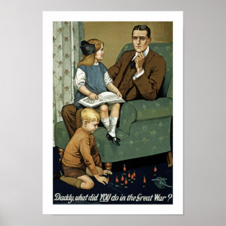 Póster Papá, ¿qué hiciste en la Gran Guerra?
