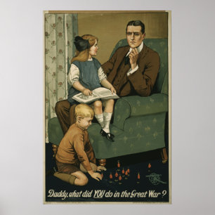 Póster Papá, ¿qué hiciste en la Gran Guerra?