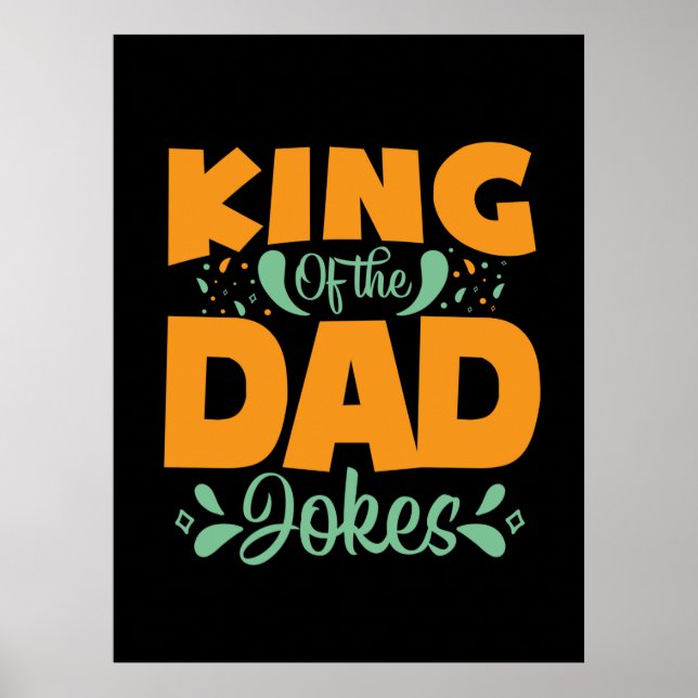 Póster Papá Regalos | Rey Del Padre (Frente)