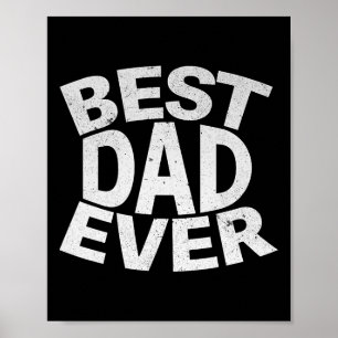 Póster Papá siempre obsequios divertidos Padres Día Hombr