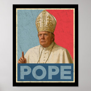 Póster Papa Trump Divertido El Presidente Trump Quiere Se