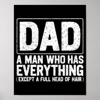 Póster Papá un hombre que lo tiene todo divertido papá pa