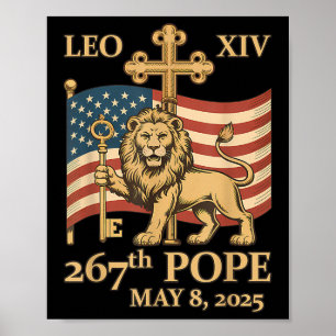 Póster Papa Vaticano Leo Xiv - El 267º Papa _9