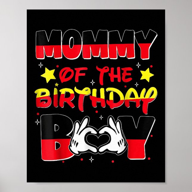 Póster Papá Y Mamá De La Fiesta De La Familia Natal (Frente)