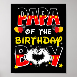 Póster Papá Y Mamá Papá Del Fiesta De La Familia Natal