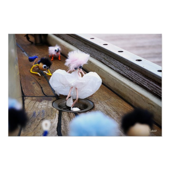 Póster Paparazzi bij Fubby op rooster. (Anverso)