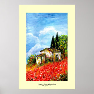 PÓSTER PAPAS EN LA TOSCANA