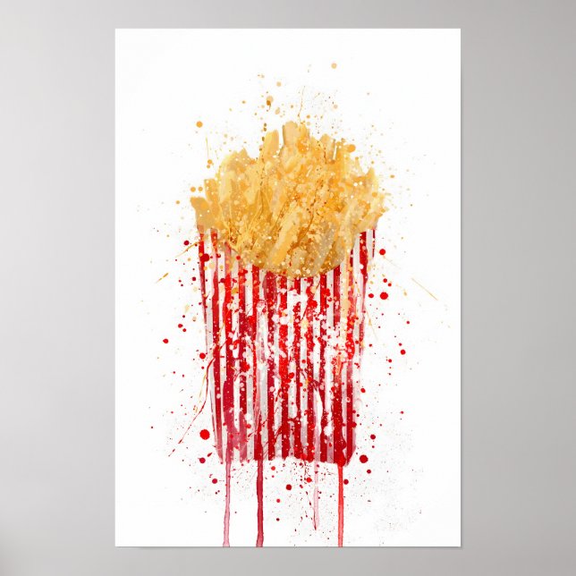 Póster Papas Fritas (Frente)