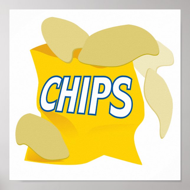 Póster papas fritas (Frente)