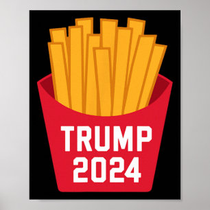 Póster Papas Fritas Trump 2025 Trump 2025 Papas Fritas Tr