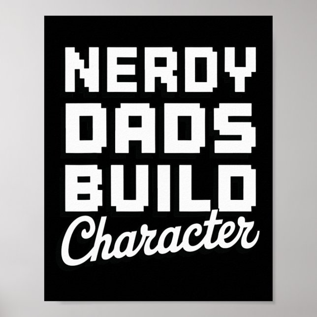 Póster Papás nerds forjan carácter 1  (Frente)