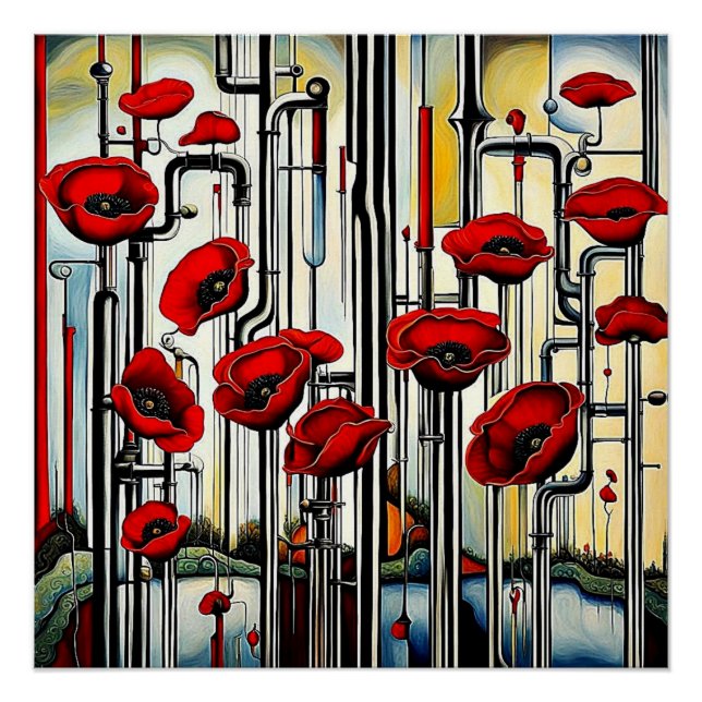 Póster Papaveri Tubolari 1 (Anverso)