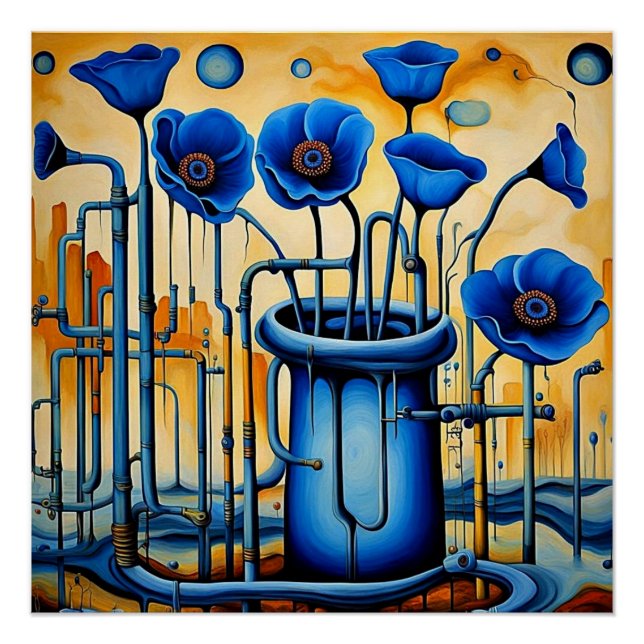 Póster Papaveri Tubolari 8 (Anverso)