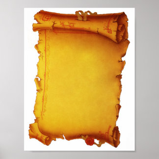 Póster Papel antiguo
