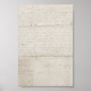 Póster Papel arrugado viejo