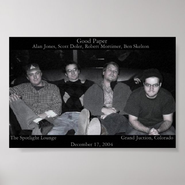 Póster Papel bueno (Frente)