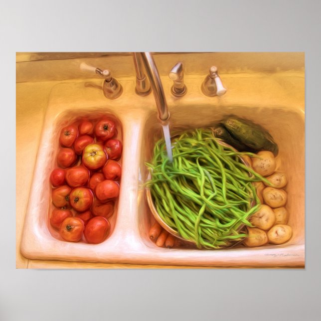 Póster Papel de cartel de valor para comer sano (Mate) (Frente)
