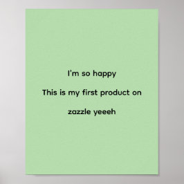 Póster Papel de cartel feliz
