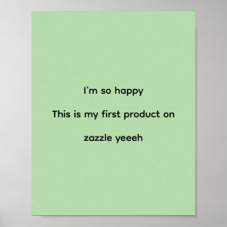Póster Papel de cartel feliz