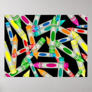 Póster Papel de escritorio de Crayon