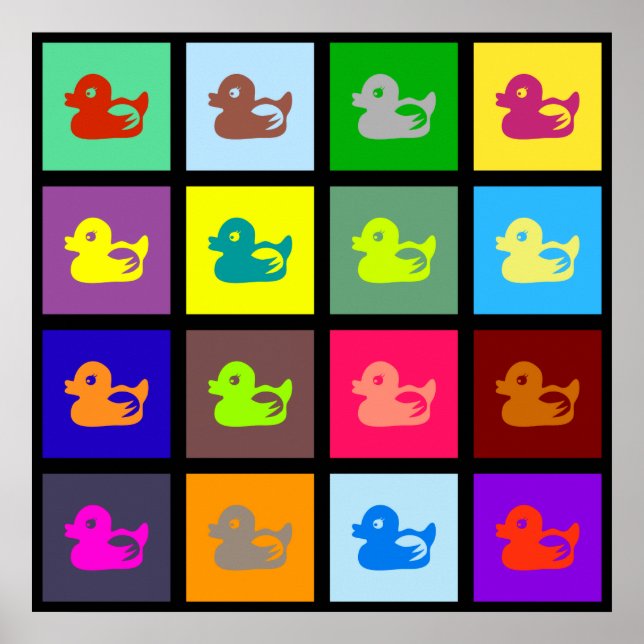 Póster Papel de escritorio de Duck Tile (Frente)