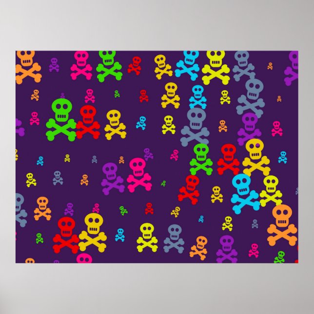 Póster Papel de escritorio de Skull (Frente)