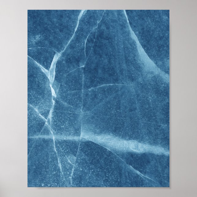 Póster Papel de escritorio de vidrio roto (Frente)