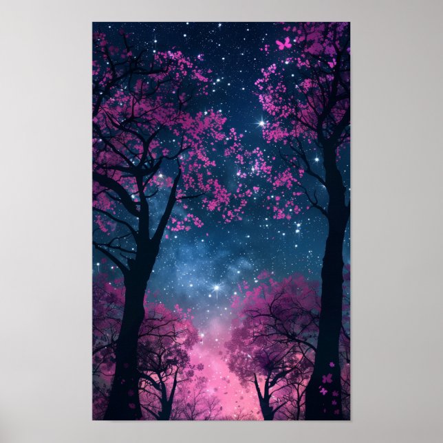 Póster Papel de escritorio móvil de silueta oscura místic (Frente)