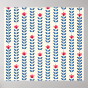 Póster Papel de fondo de escritorio con retroceso geométr