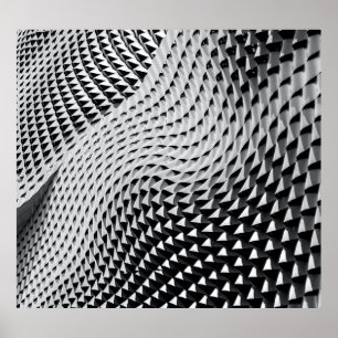 Póster Papel de fondo digital gris