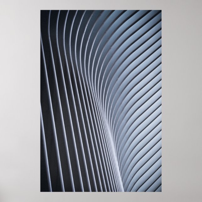 Póster Papel de fondo digital gris (Frente)