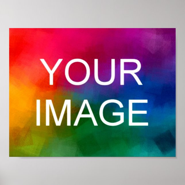 Póster Papel de Gran Peso de Lujo Crea Tu Propia Foto (Frente)