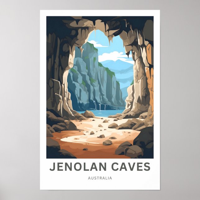 Póster Papel de Jenolan Caves Australia (Frente)