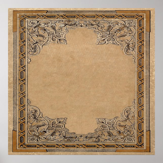 Póster Papel de Knotwork anterior (Frente)