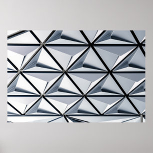 Póster Papel de pantalla digital gris y negro