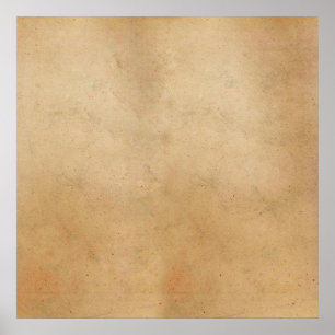 Póster Papel de pergamino de la antigüedad del Grunge del