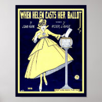 Papel de sufragio femenino - 1916